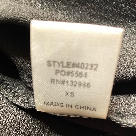 MITTOSHOP LITTLE BLACK DRESS WITH SCALLOPED EDGES SIZE XS - Picture 6 of 8